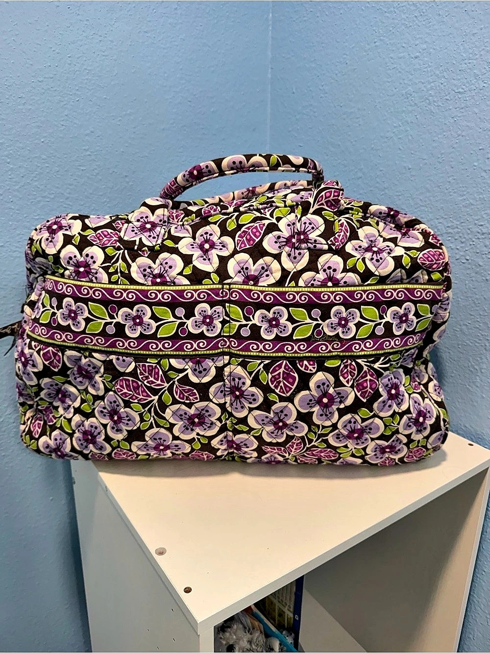 Vera Bradley plum petal medium Travel Duffel Bag